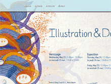 Tablet Screenshot of dawsoncollegeillustration.ca